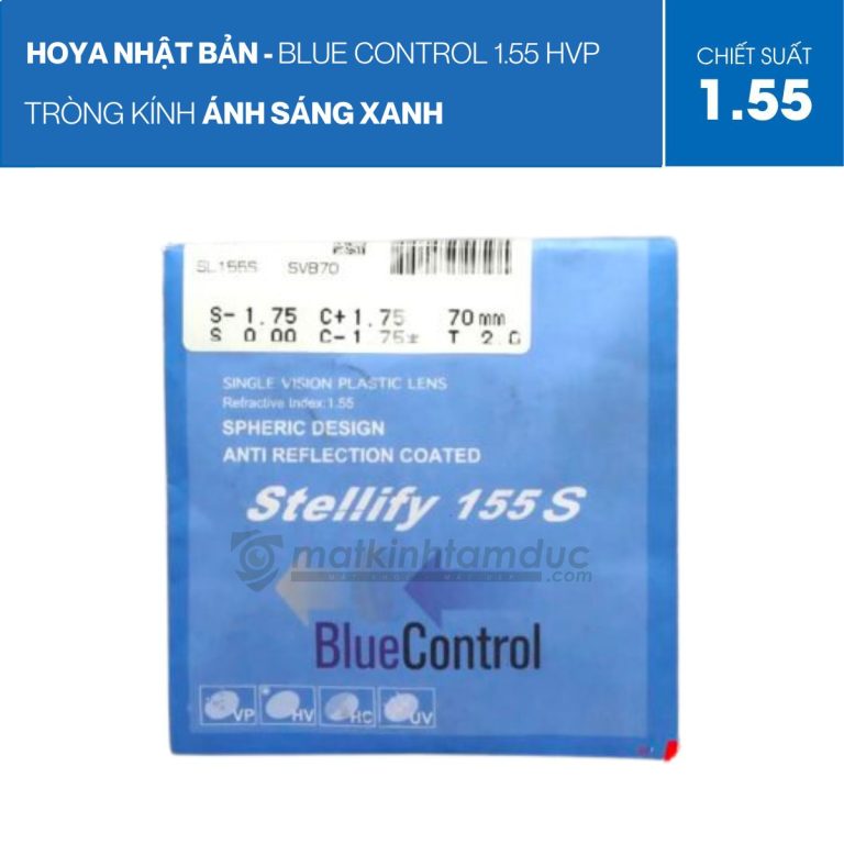 Tròng kính HOYA Stellify Blue Control 1.55 (Kiểm soát ánh sáng xanh) - Ảnh 18