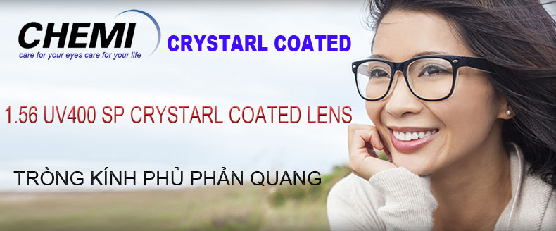 Tròng kính Chemi Crystal U1 Coated 1.56