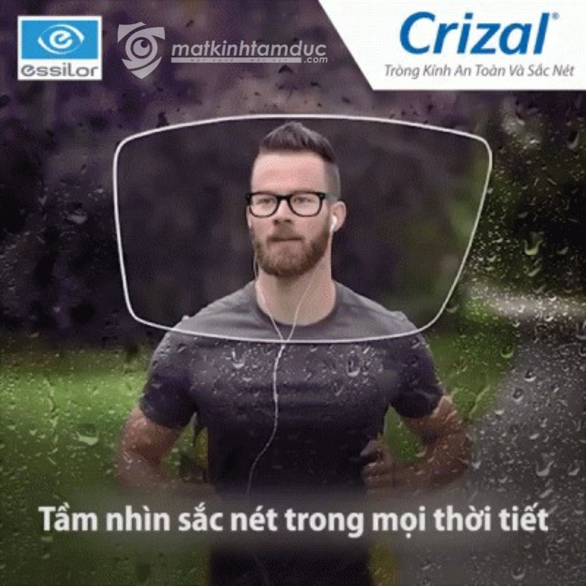 Tròng kính Essilor Crizal Easy Pro UV 1,56 - Ảnh 9