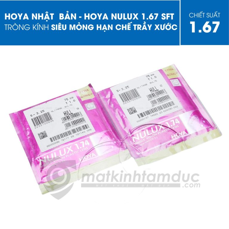 Tròng kính HOYA Nulux 1.67 SFT - Ảnh 3
