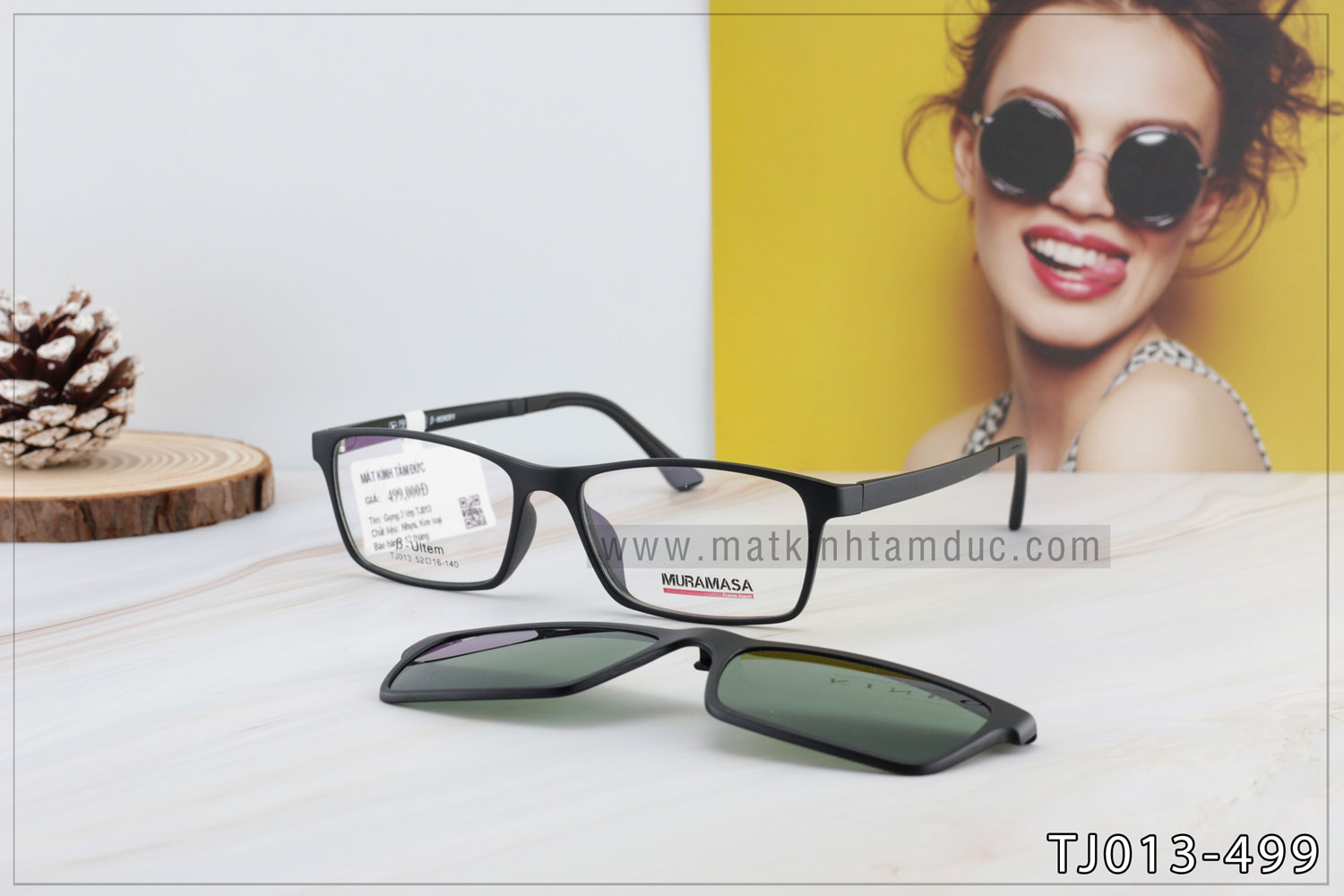 Kính cận râm tháo lắp TJ013 - Ảnh 10