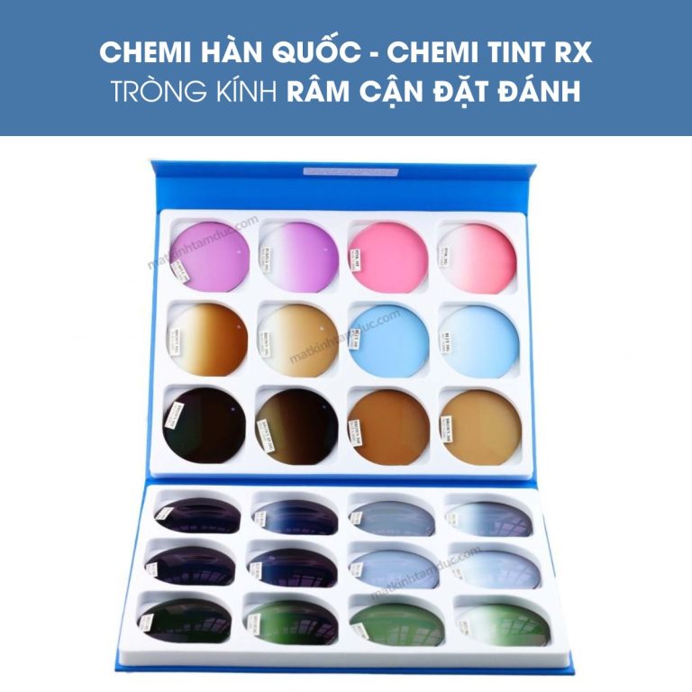 Tròng kính mát có độ Chemi Tint Rx