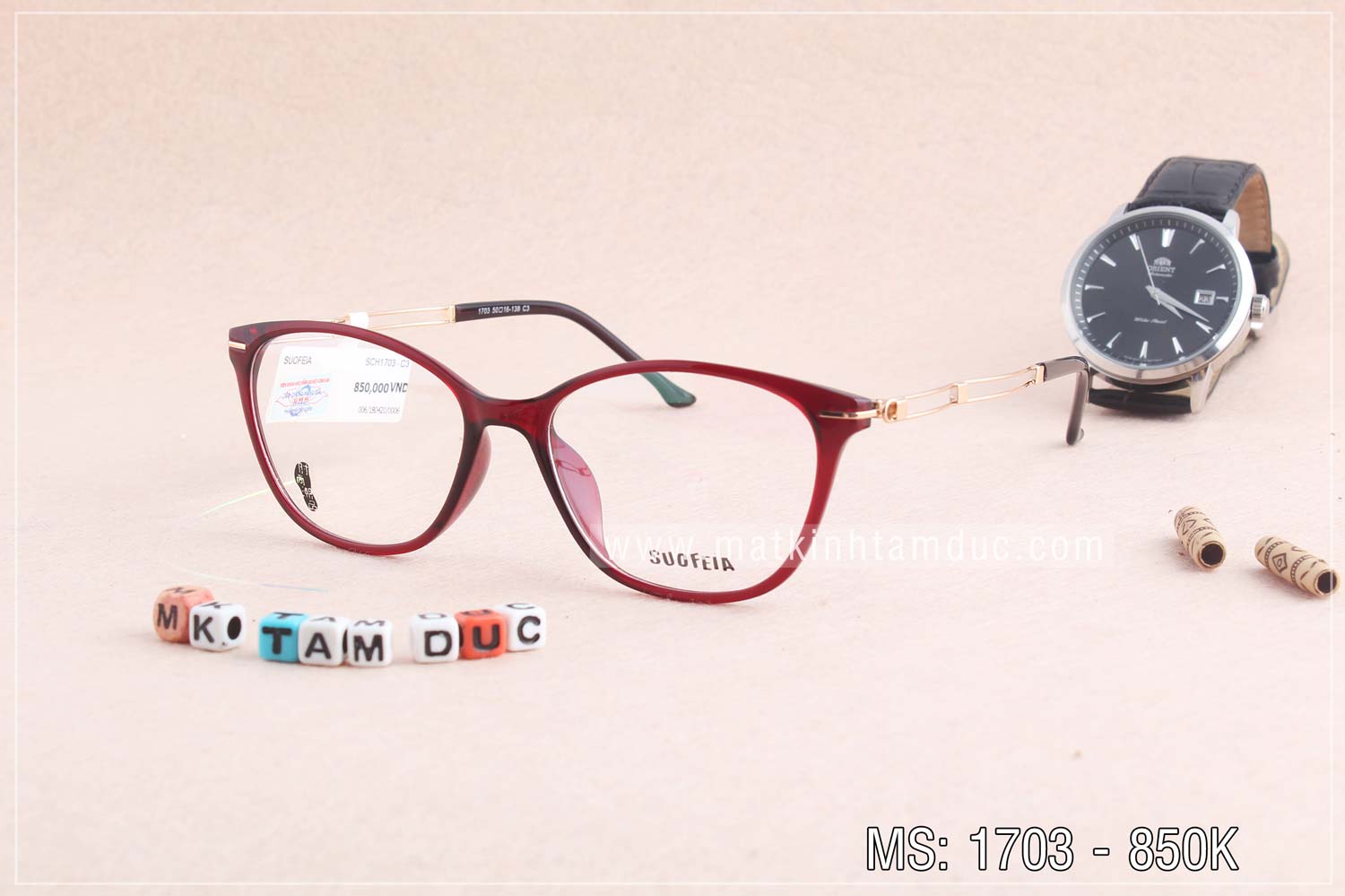 Gọng kính SUOFEIA 1703 - Ảnh 4