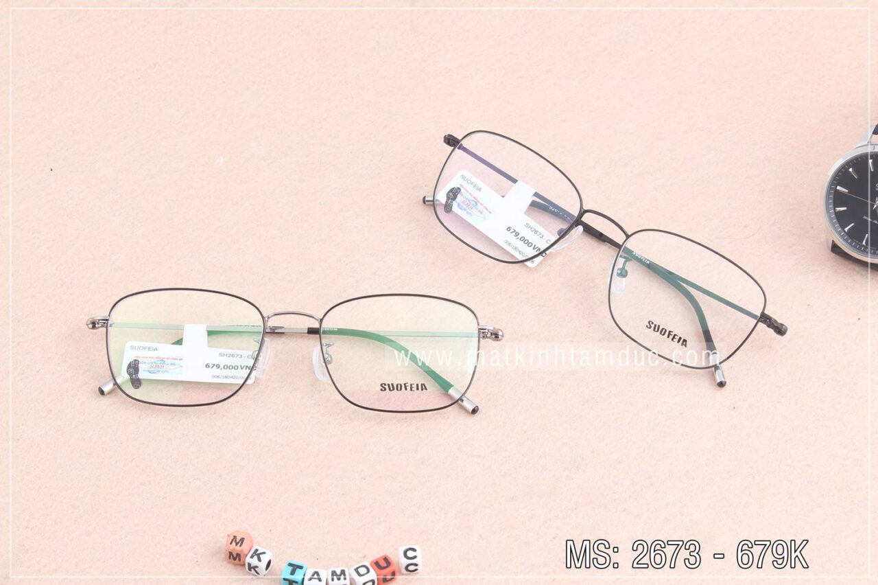 Gọng kính SUOFEIA 2673 - Ảnh 1