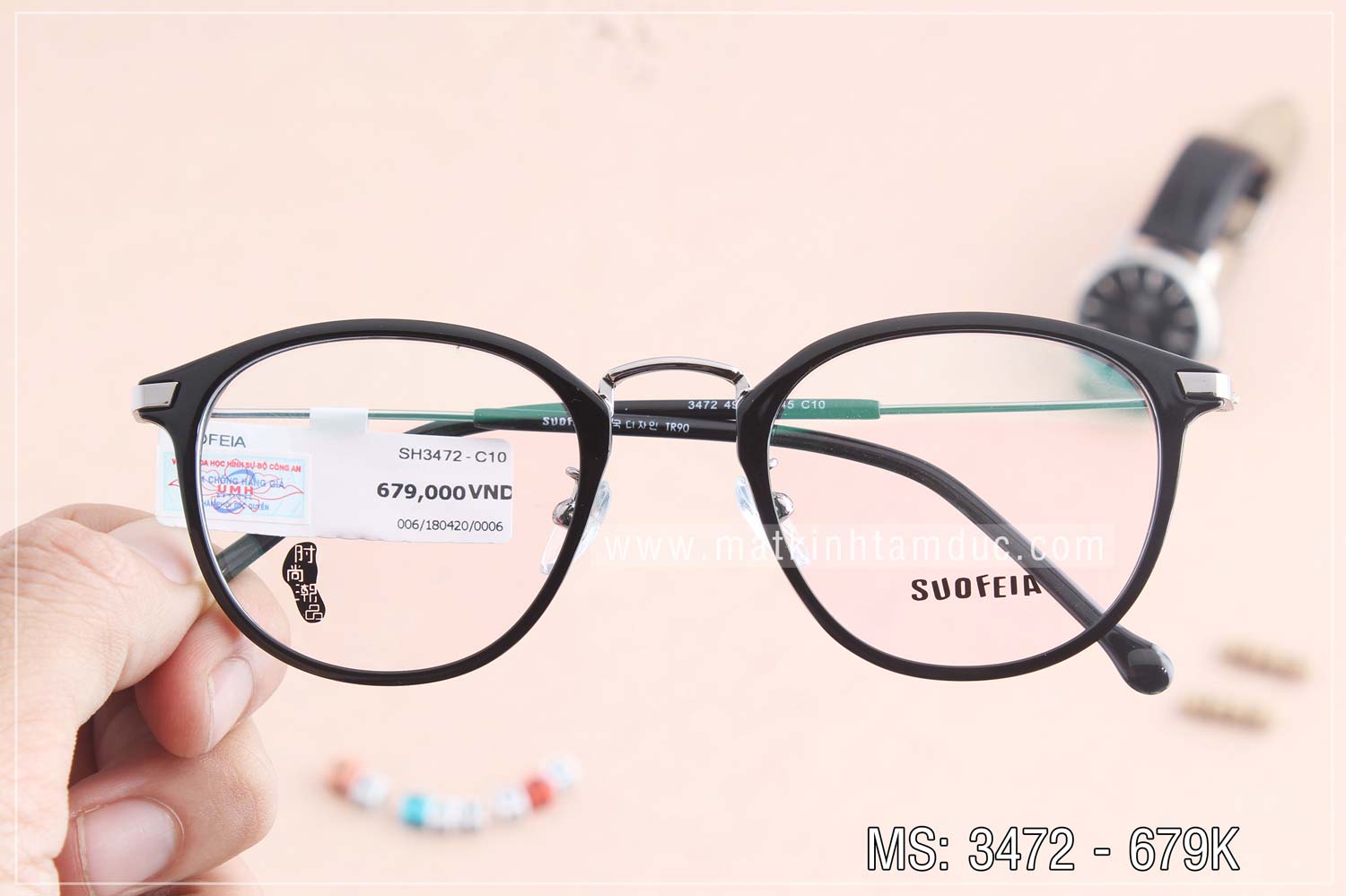 Gọng kính SUOFEIA 3472 - Ảnh 2