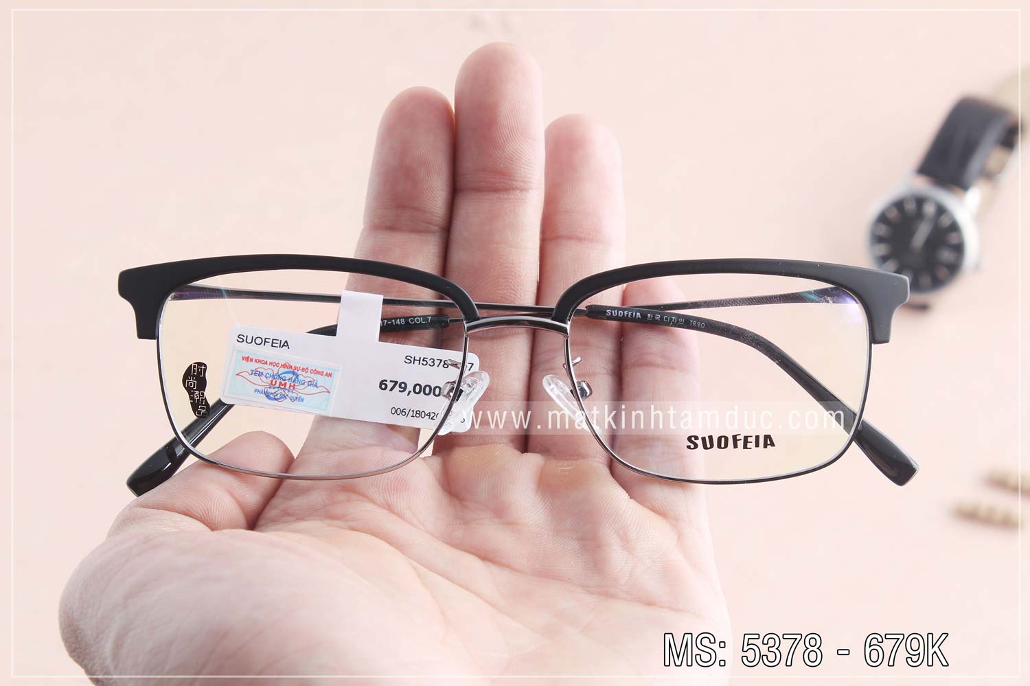 Gọng kính SUOFEIA 5378 - Ảnh 3