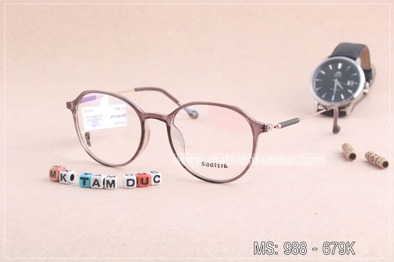 Gọng kính SUOFEIA 988 - Ảnh 1