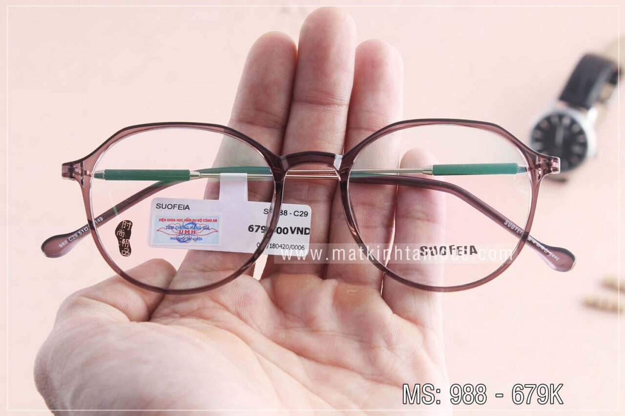 Gọng kính SUOFEIA 988 - Ảnh 4