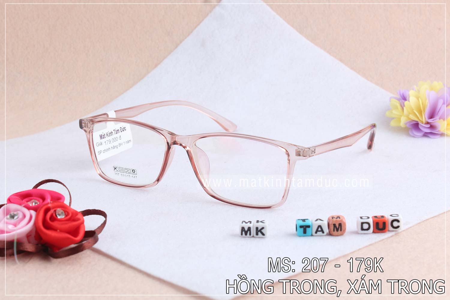 Gọng kính dẻo 207 - Ảnh 3