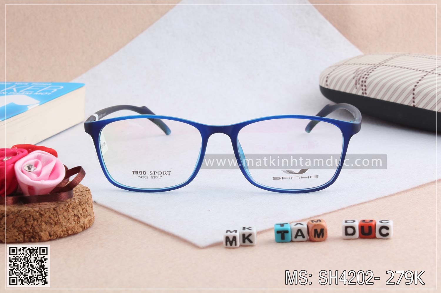 Gọng kính Sanhe 24202 - Ảnh 4