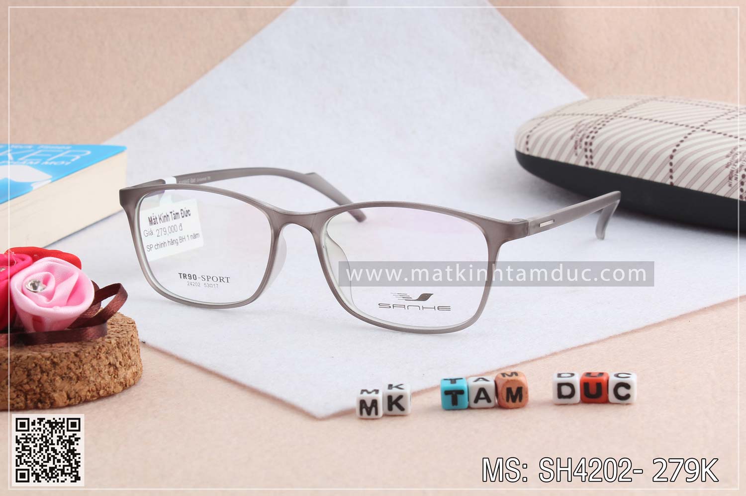 Gọng kính Sanhe 24202 - Ảnh 3