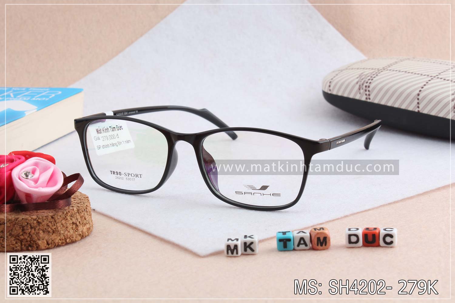 Gọng kính Sanhe 24202 - Ảnh 1