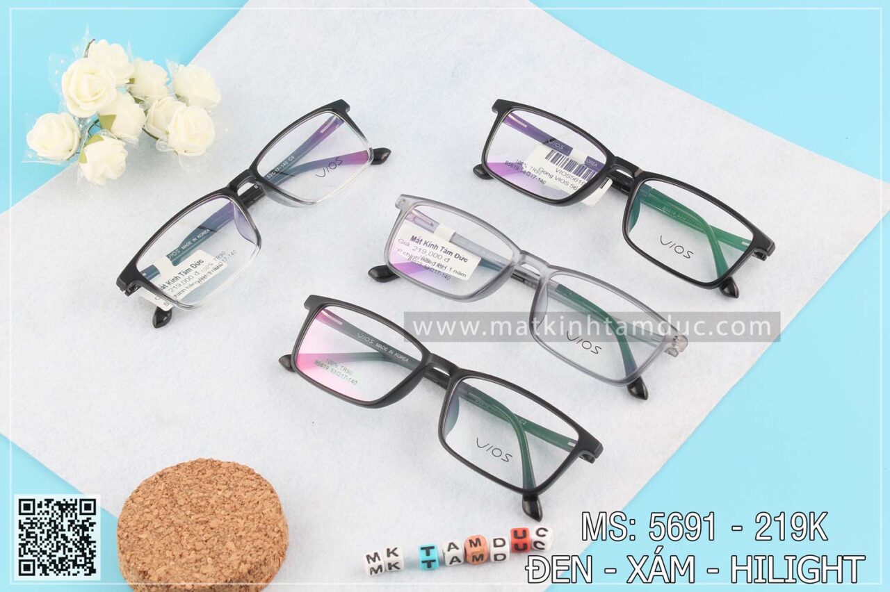 Gọng kính dẻo 5691 - Ảnh 4