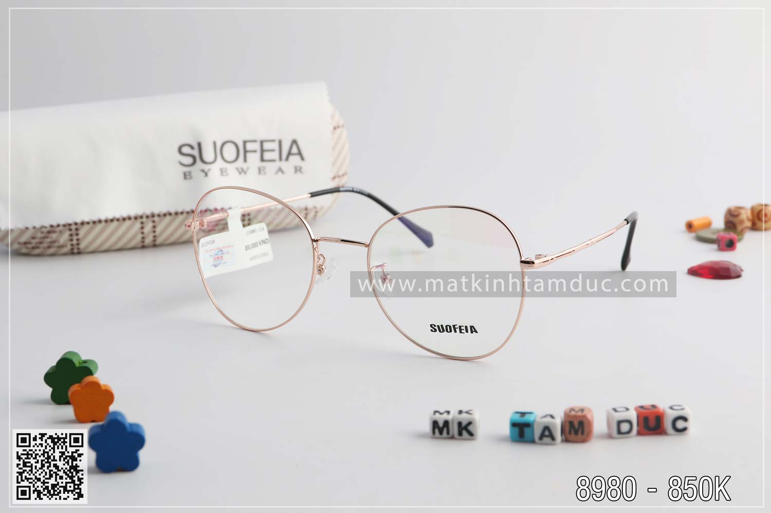 Gọng kính SUOFEIA S8980 - Ảnh 2