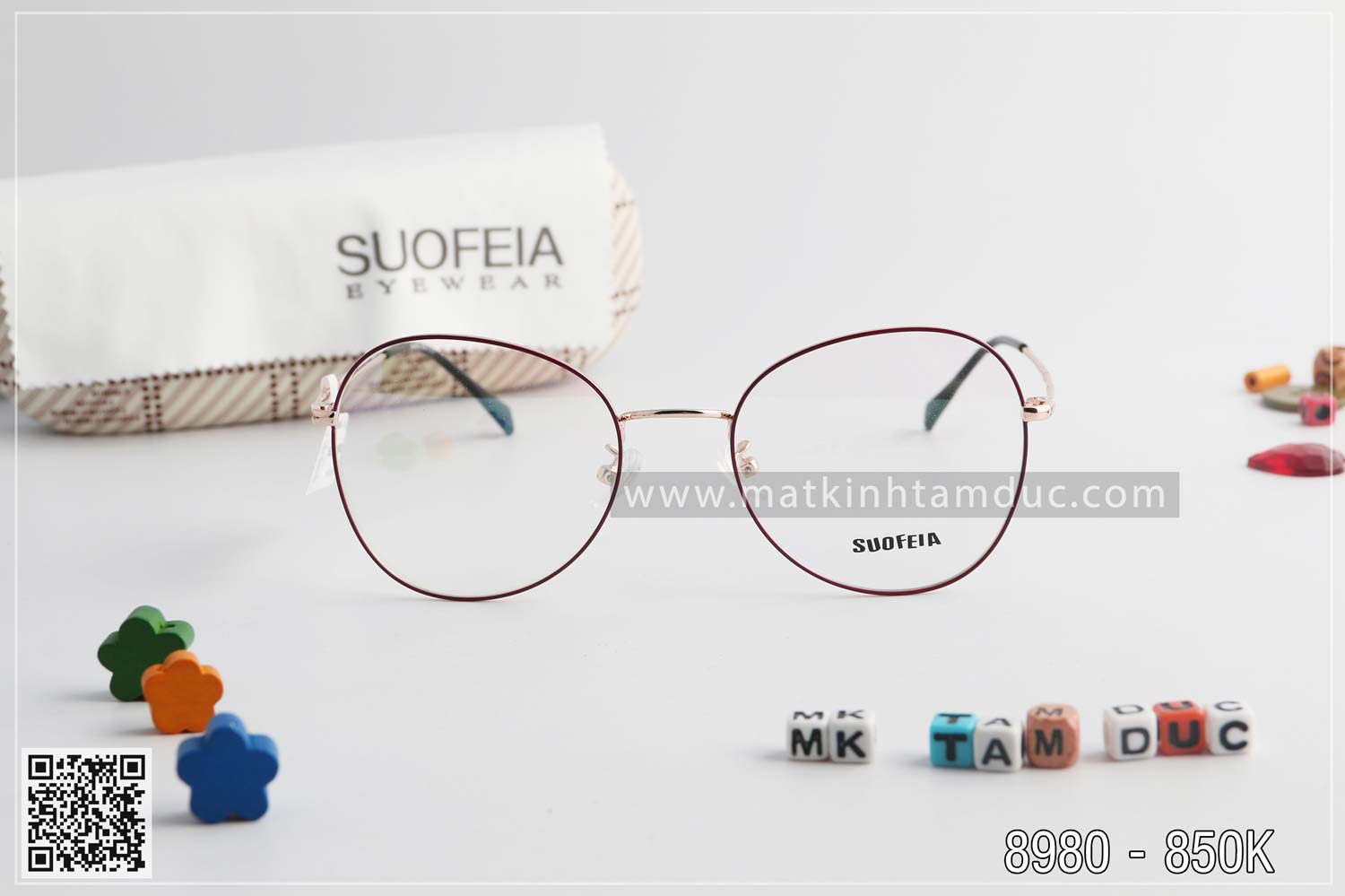 Gọng kính SUOFEIA S8980 - Ảnh 3