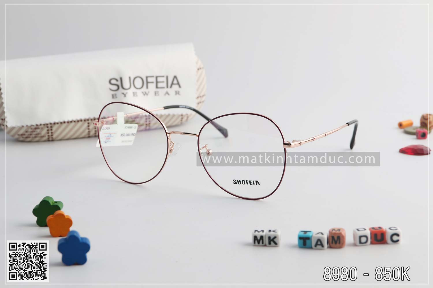 Gọng kính SUOFEIA S8980 - Ảnh 4