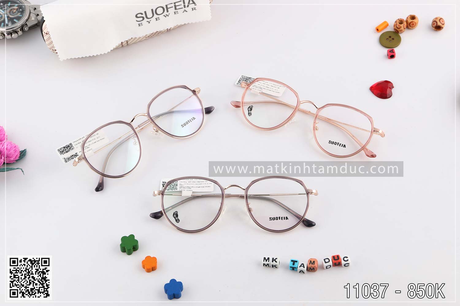 Gọng kính SUOFEIA SCH11037 - Ảnh 5