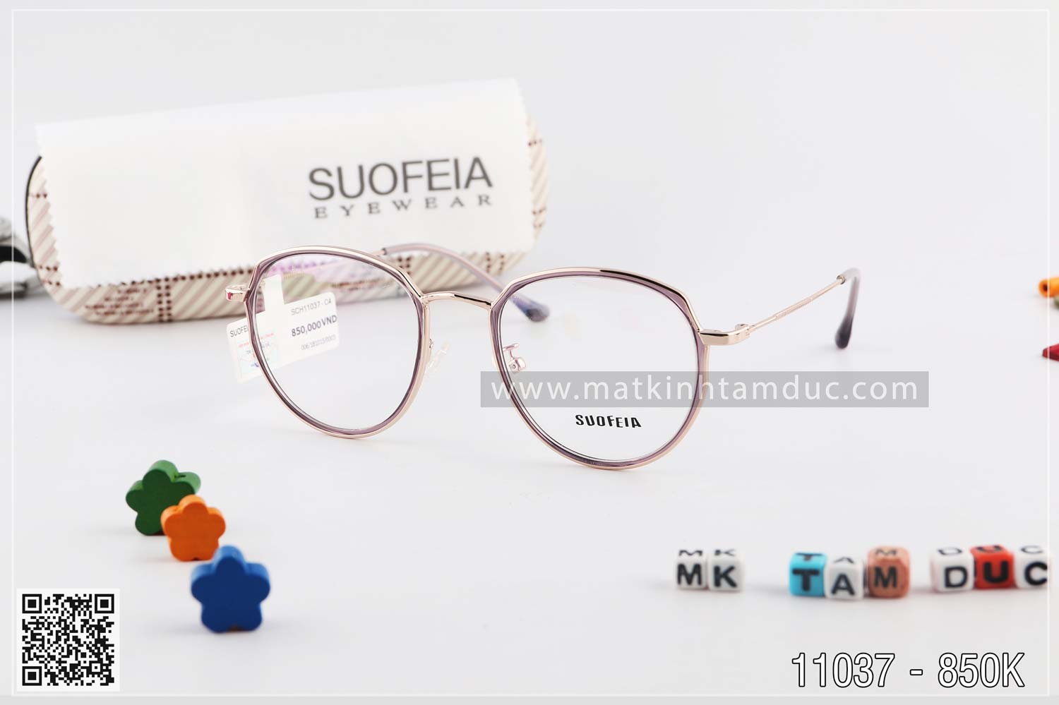 Gọng kính SUOFEIA SCH11037 - Ảnh 1