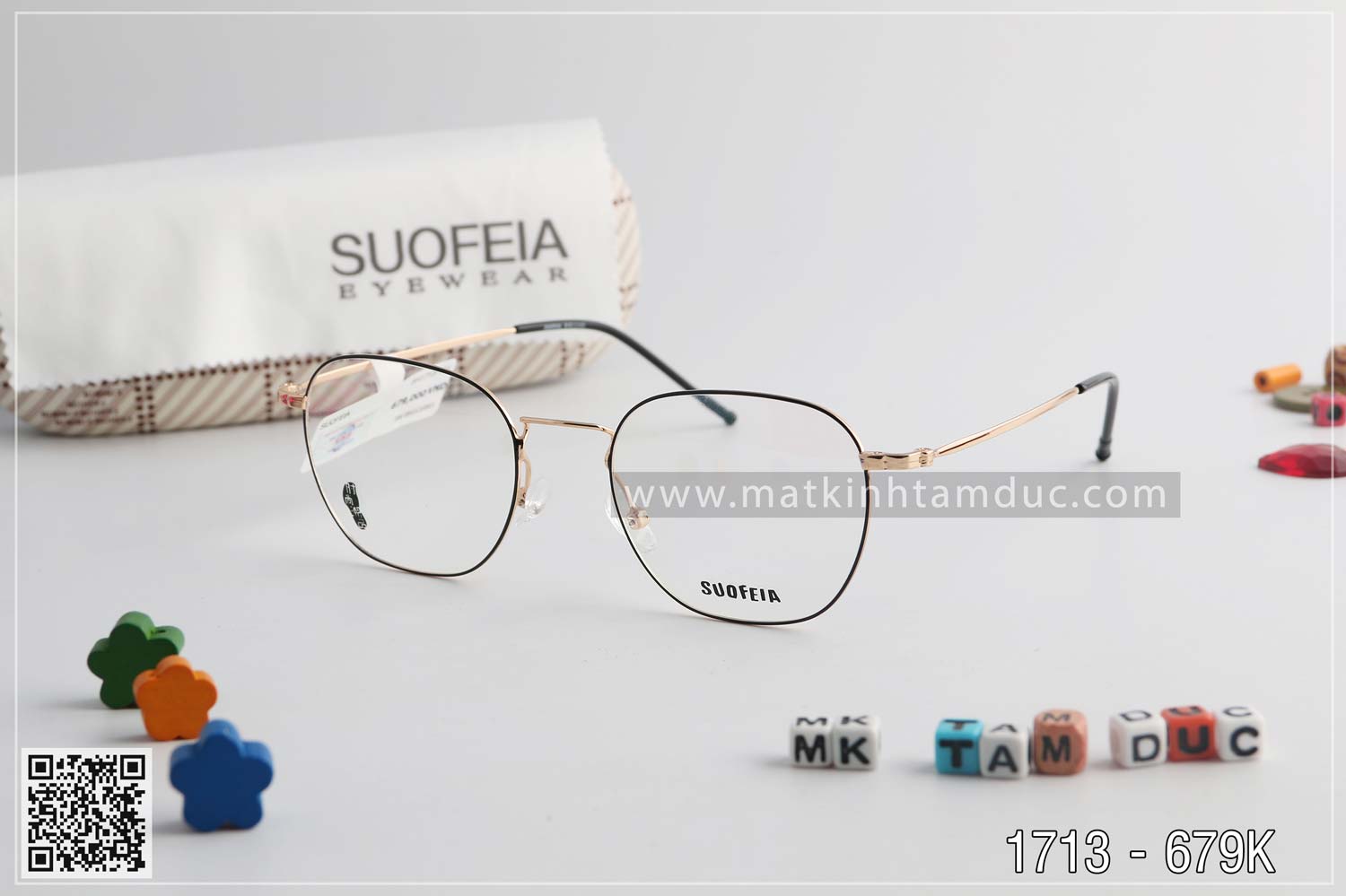 Gọng kính SUOFEIA SH1713 - Ảnh 6
