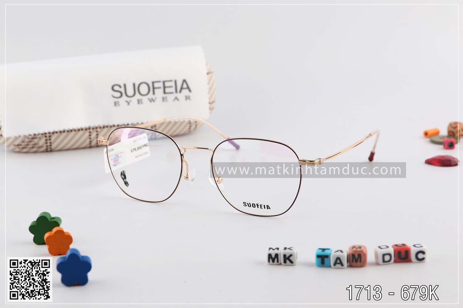 Gọng kính SUOFEIA SH1713 - Ảnh 4
