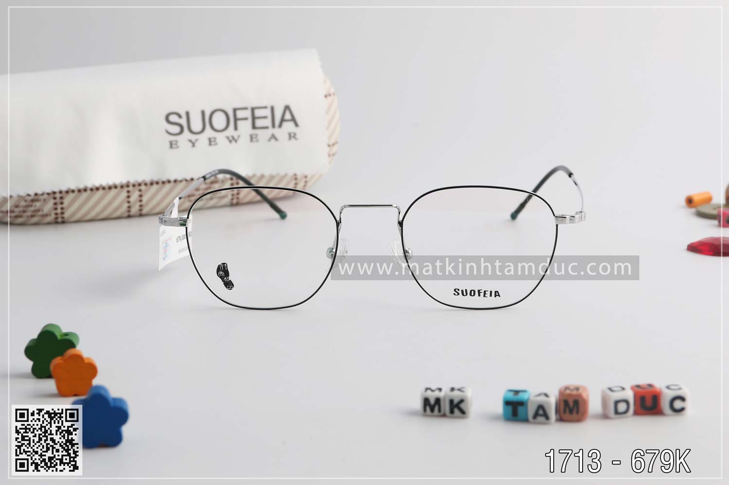 Gọng kính SUOFEIA SH1713 - Ảnh 3
