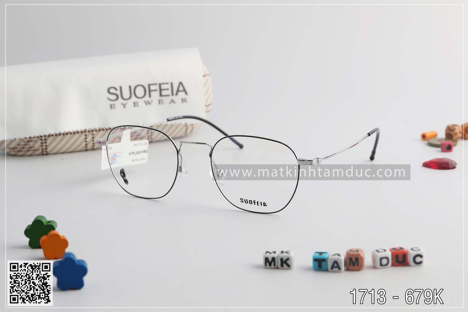 Gọng kính SUOFEIA SH1713 - Ảnh 1
