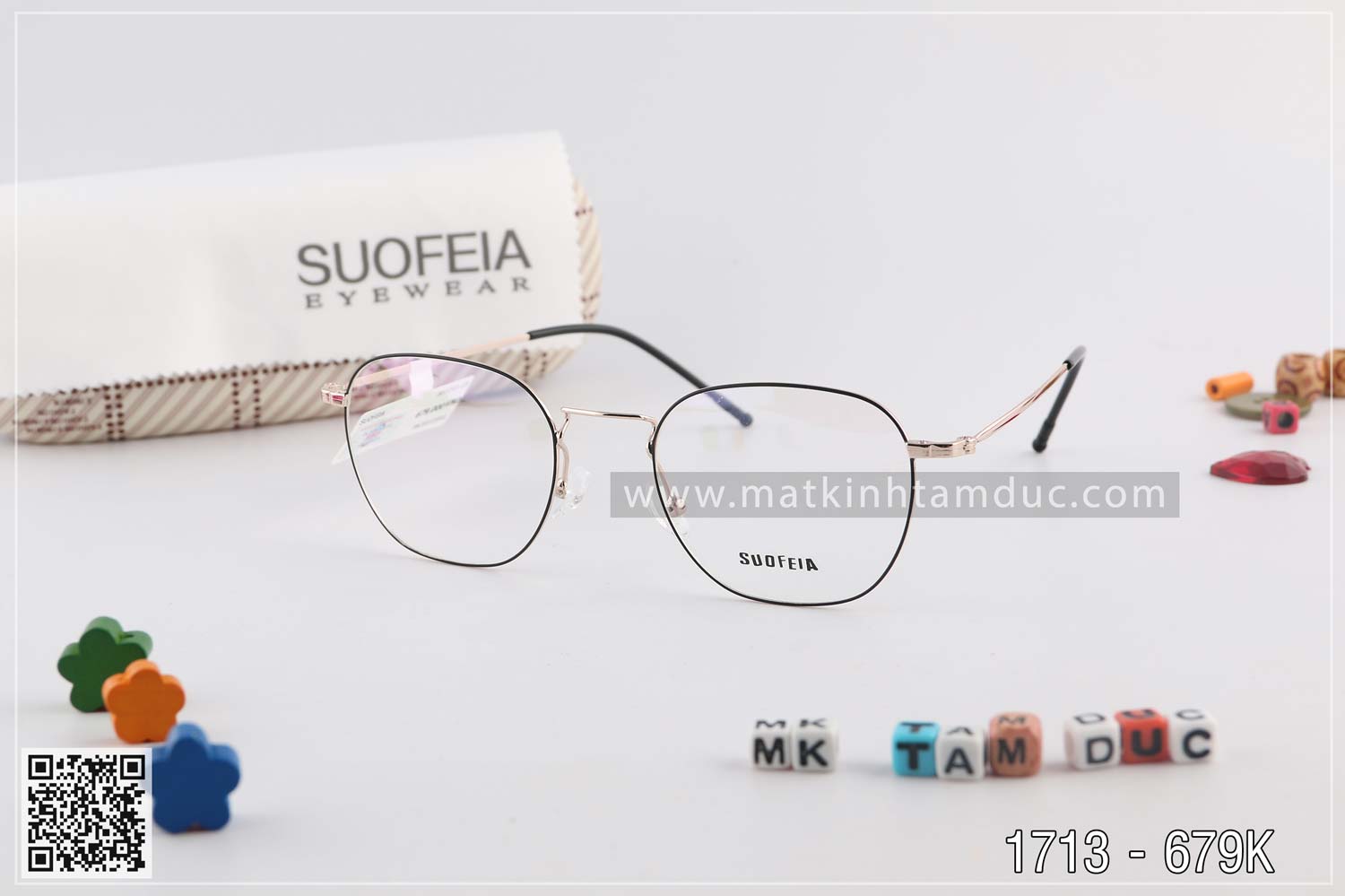Gọng kính SUOFEIA SH1713 - Ảnh 2