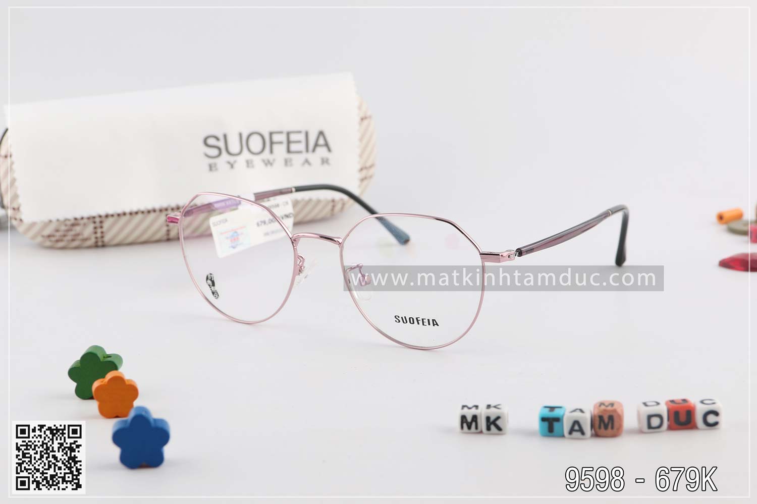 Gọng kính SUOFEIA SH9598 - Ảnh 1