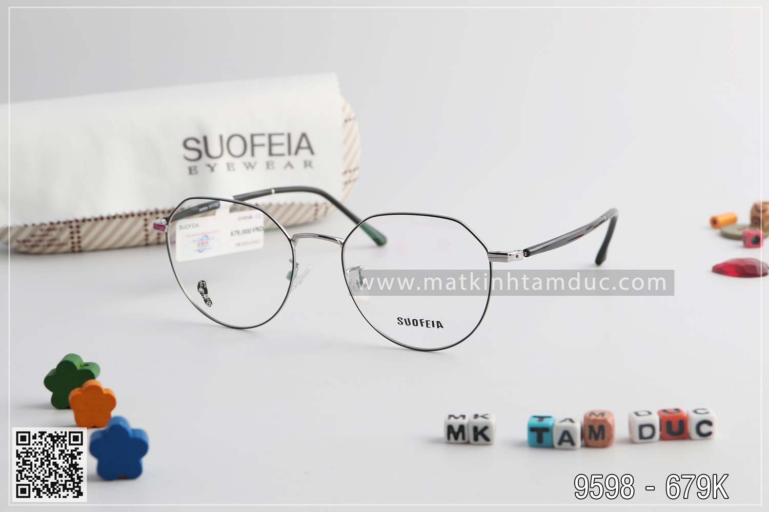 Gọng kính SUOFEIA SH9598 - Ảnh 2