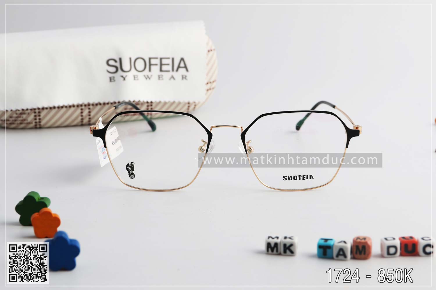 Gọng kính SUOFEIA SCH1724 - Ảnh 4