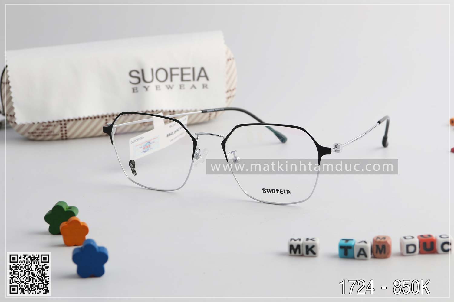 Gọng kính SUOFEIA SCH1724 - Ảnh 1