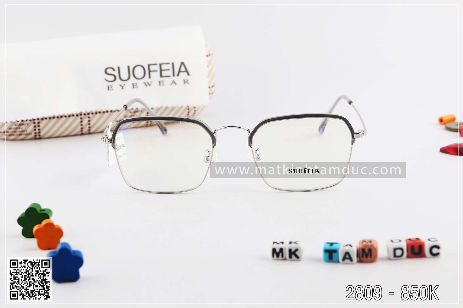 Gọng kính SUOFEIA SCH2809 - Ảnh 3