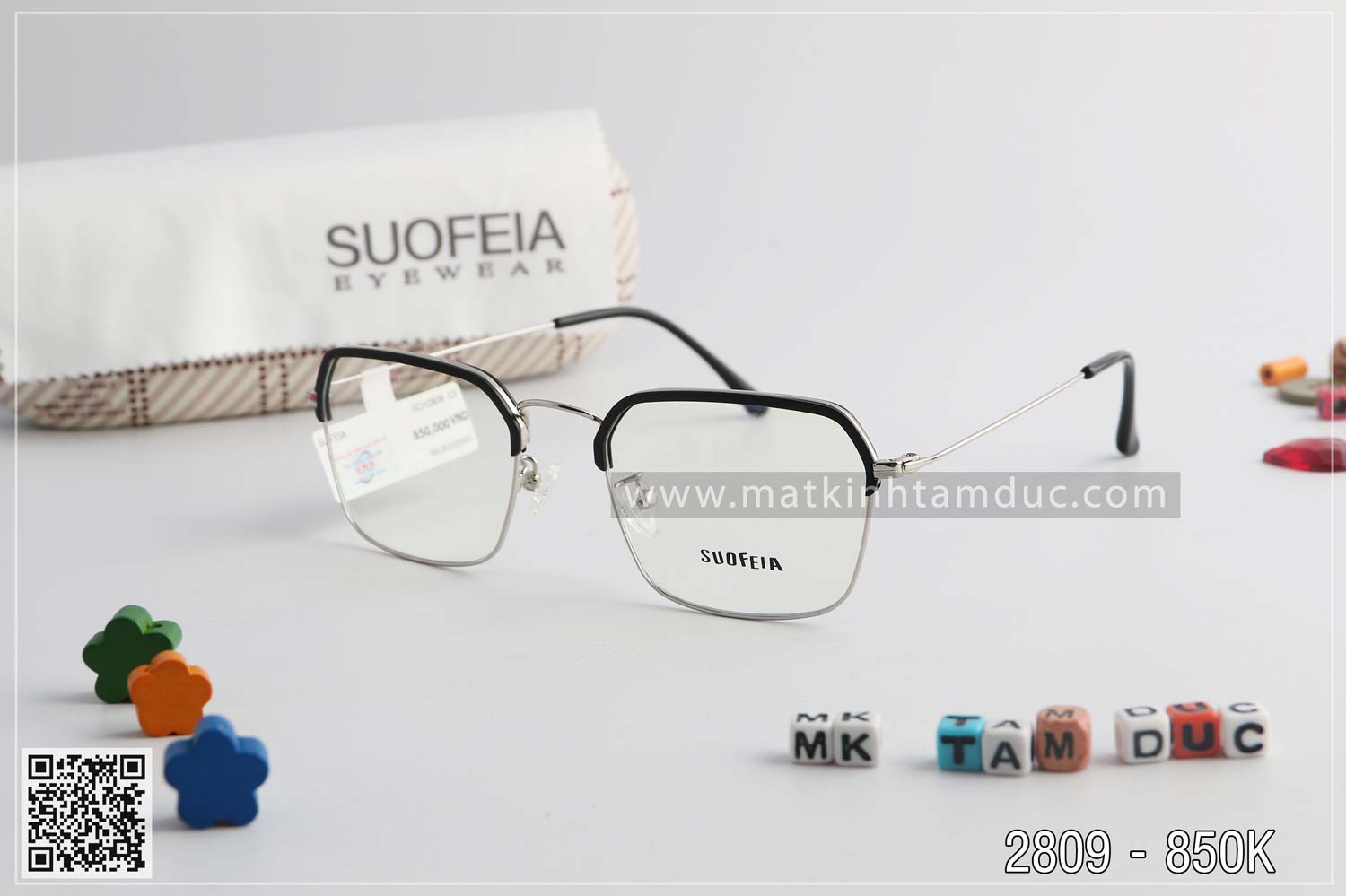 Gọng kính SUOFEIA SCH2809 - Ảnh 2
