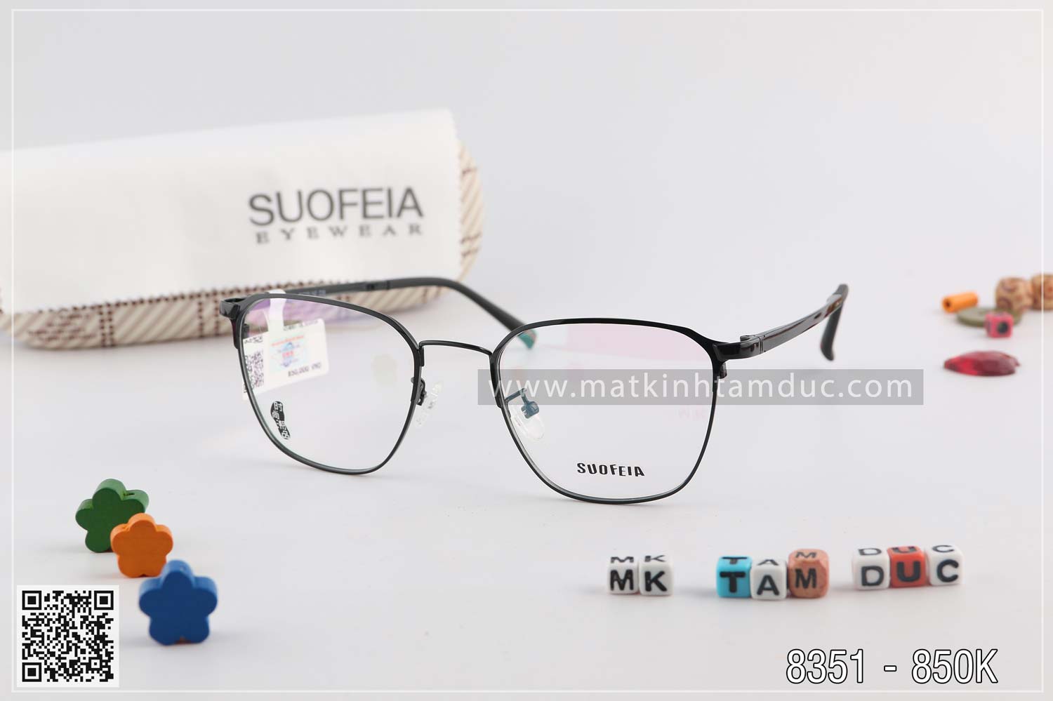 Gọng kính SUOFEIA SCH8351 - Ảnh 2