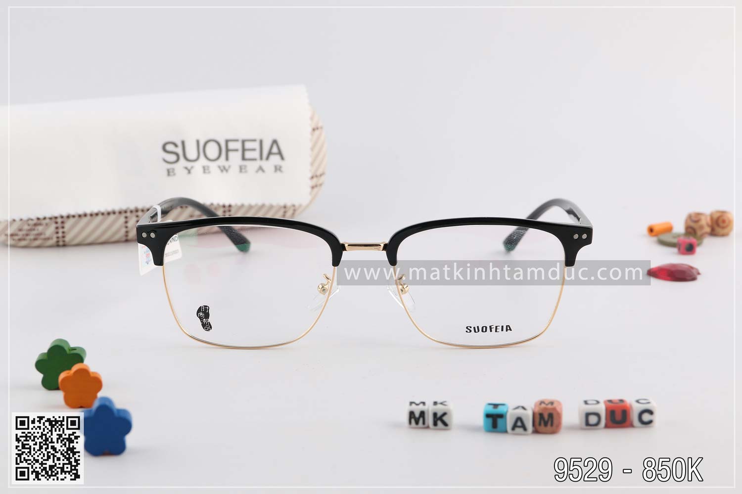Gọng kính SUOFEIA SCH9529 - Ảnh 3