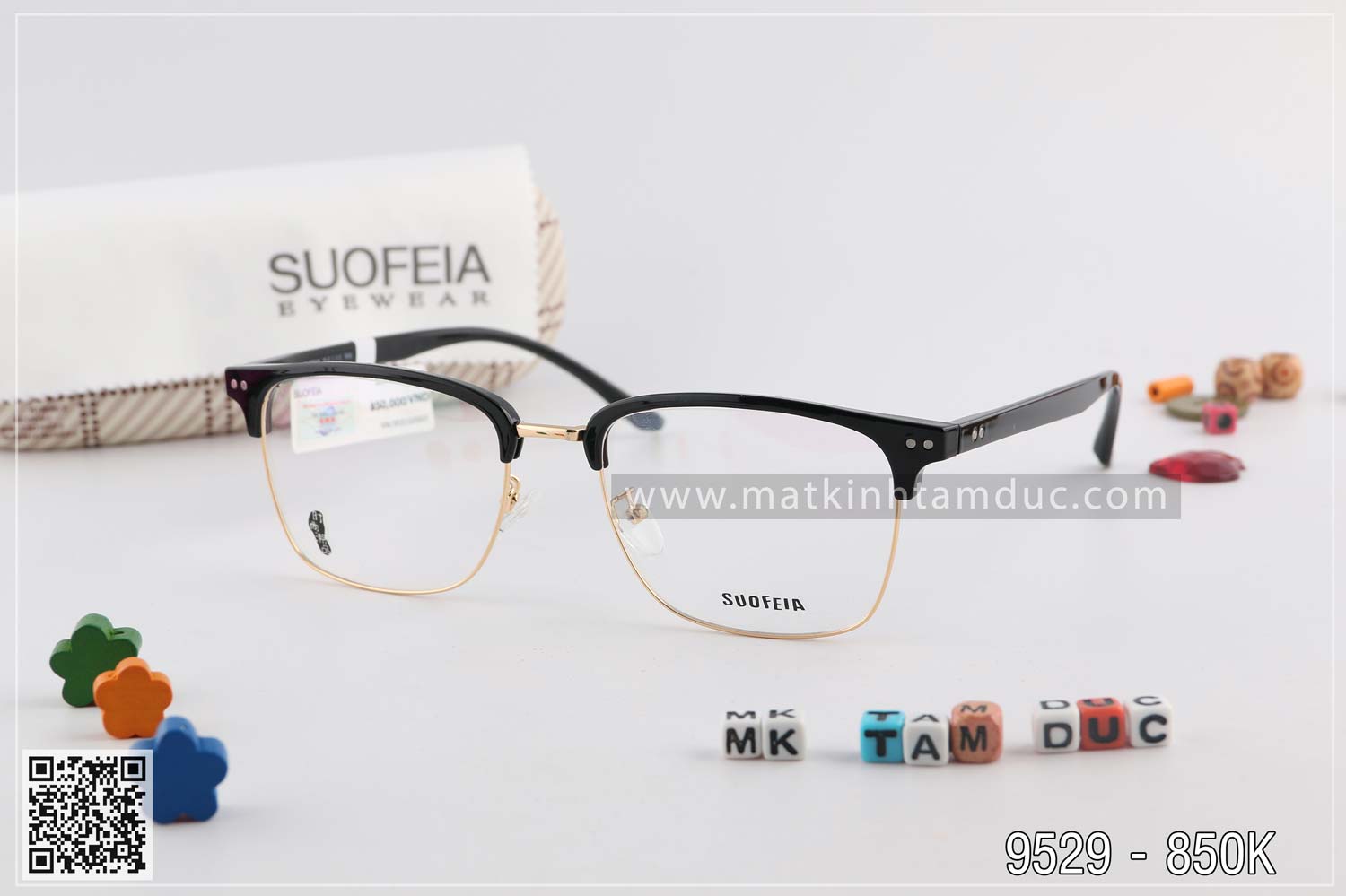 Gọng kính SUOFEIA SCH9529 - Ảnh 2