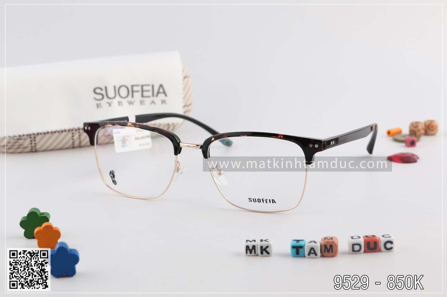 Gọng kính SUOFEIA SCH9529 - Ảnh 1