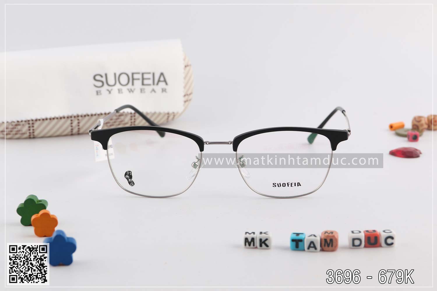 Gọng kính SUOFEIA SH3696 - Ảnh 2