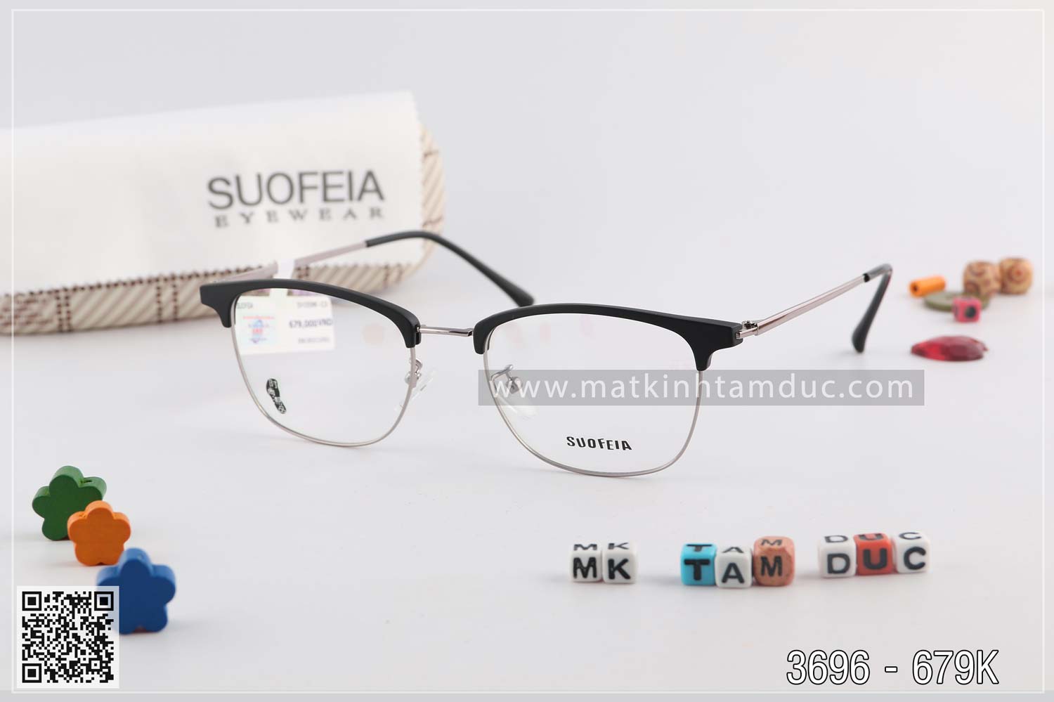 Gọng kính SUOFEIA SH3696 - Ảnh 1