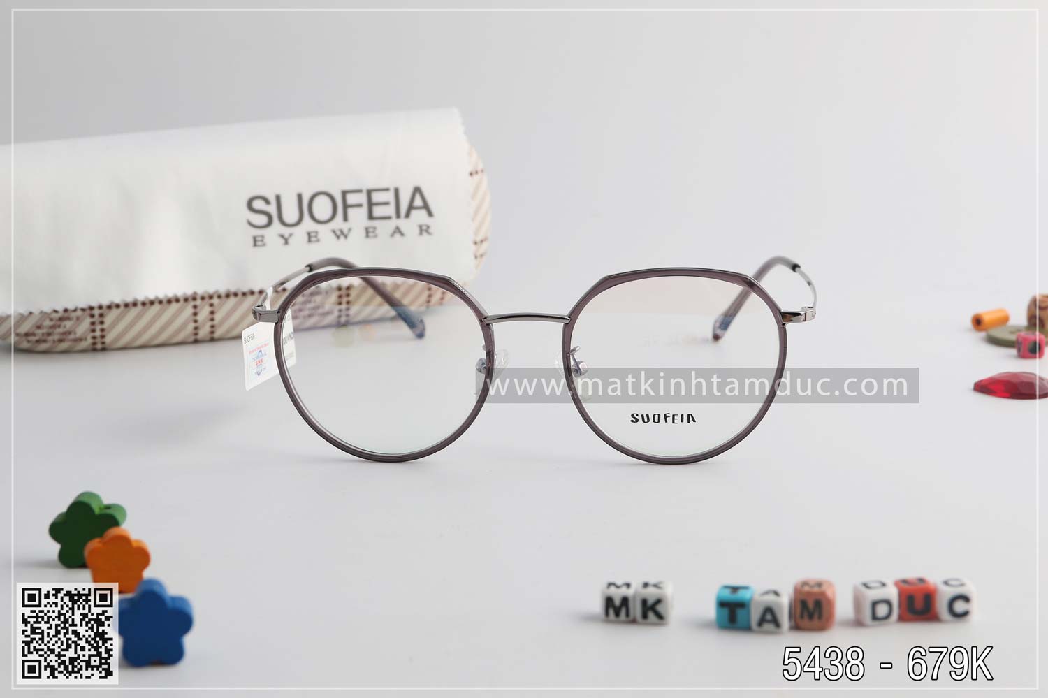 Gọng kính SUOFEIA SH5438 - Ảnh 3