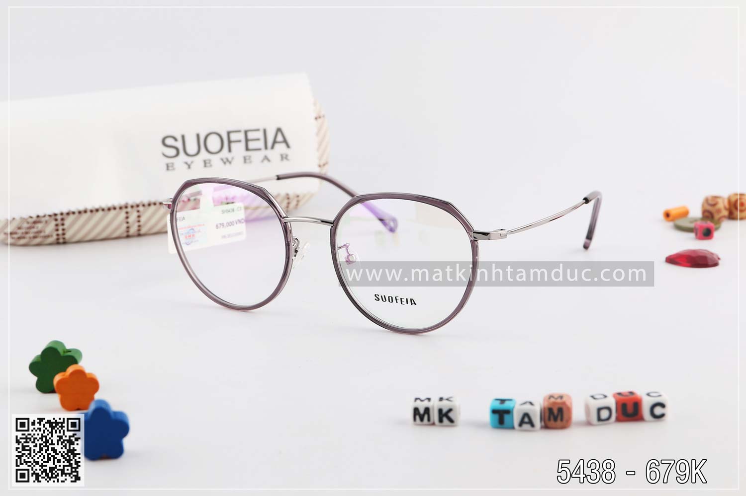Gọng kính SUOFEIA SH5438 - Ảnh 2
