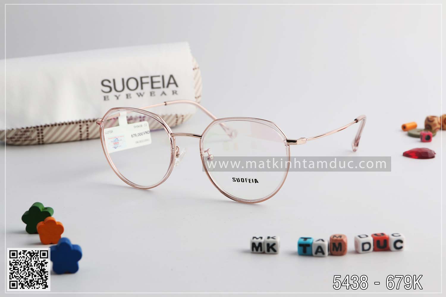 Gọng kính SUOFEIA SH5438 - Ảnh 1