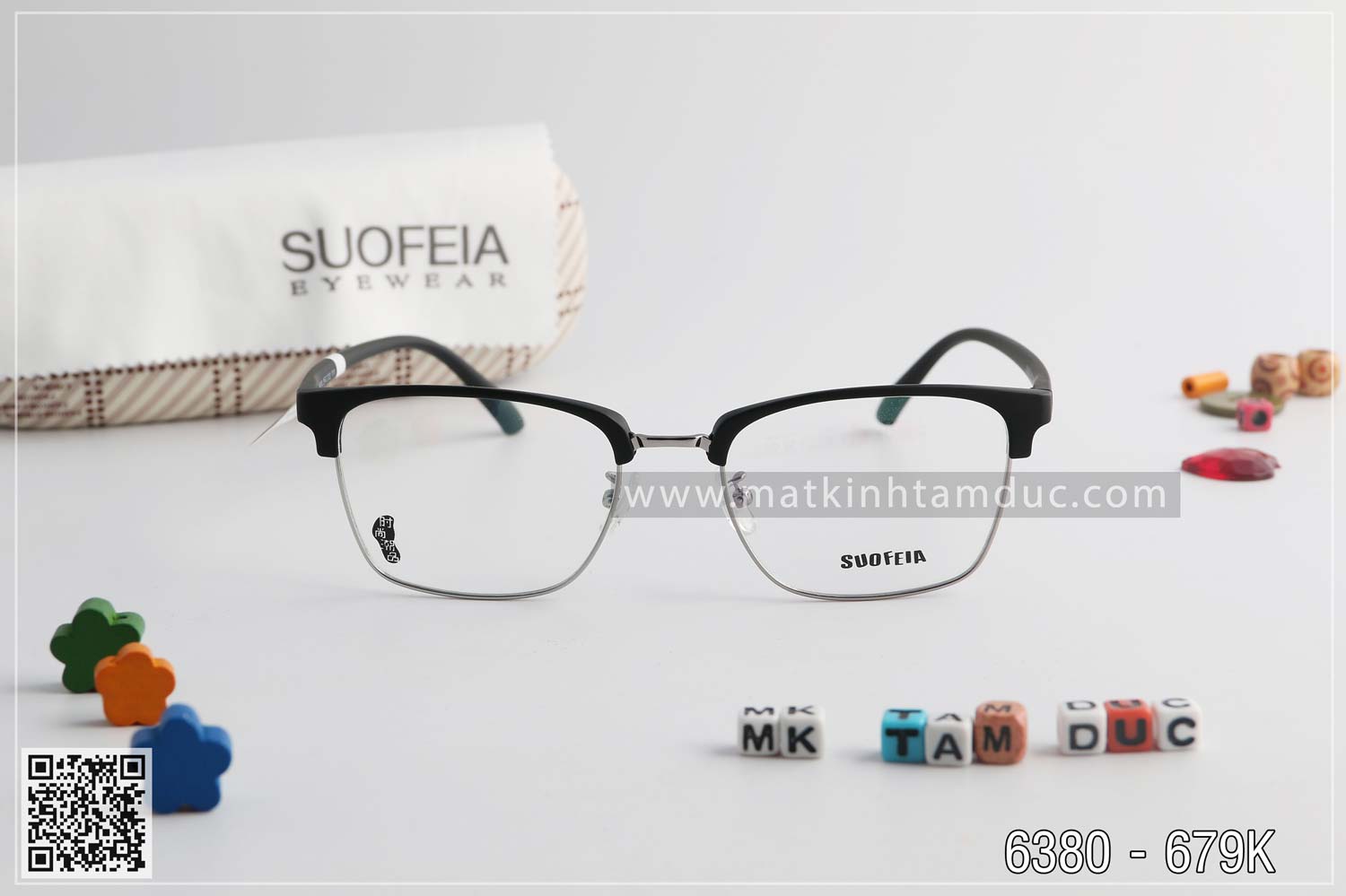 Gọng kính SUOFEIA SH6380 - Ảnh 3