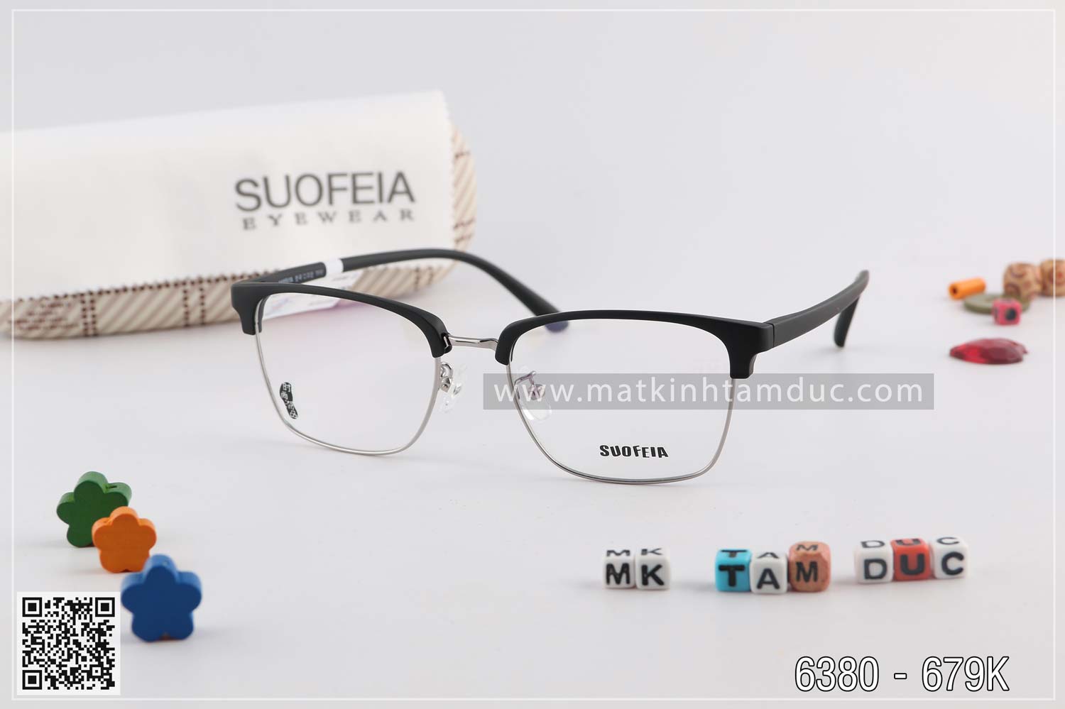 Gọng kính SUOFEIA SH6380 - Ảnh 1