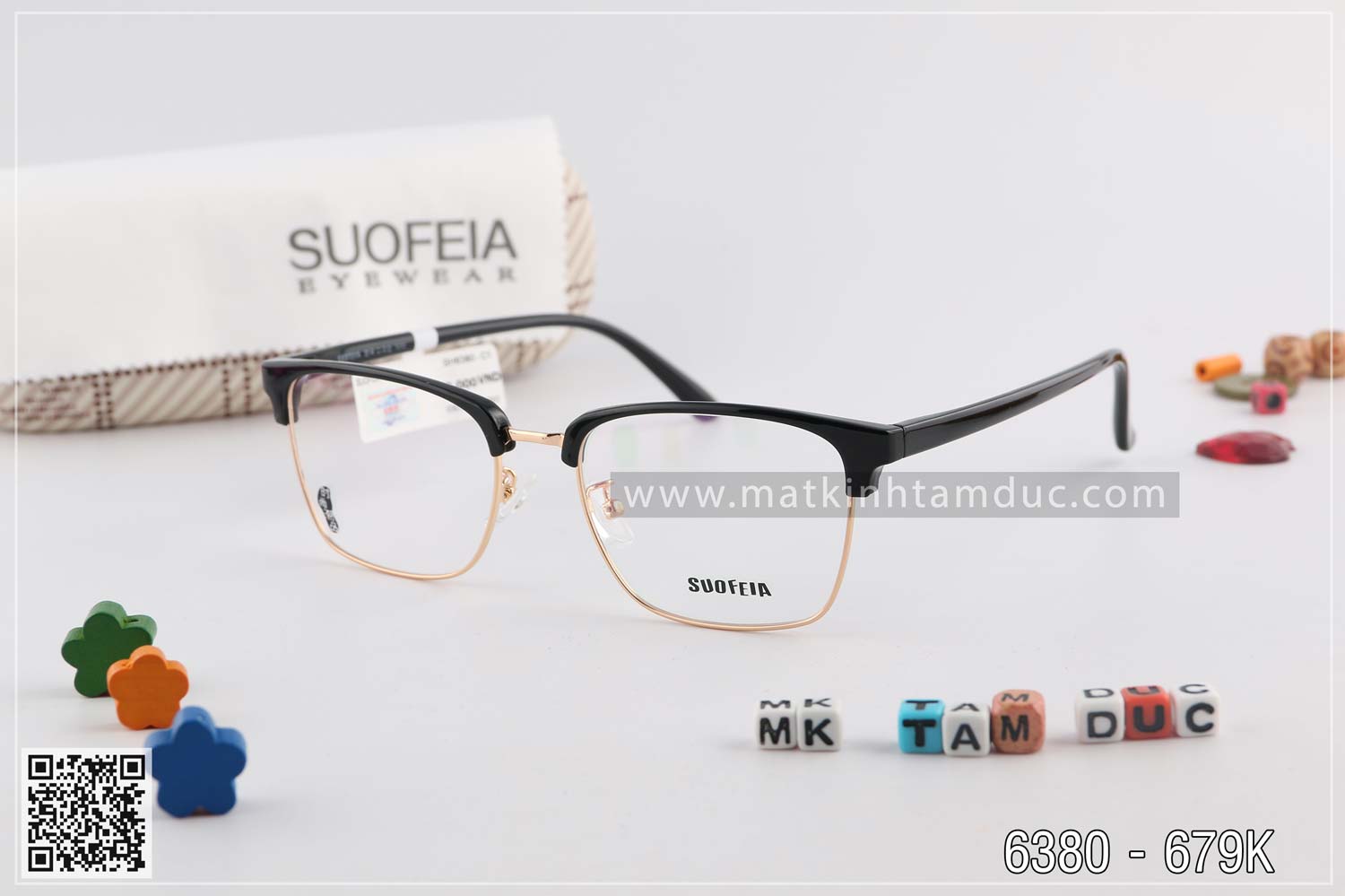 Gọng kính SUOFEIA SH6380 - Ảnh 2