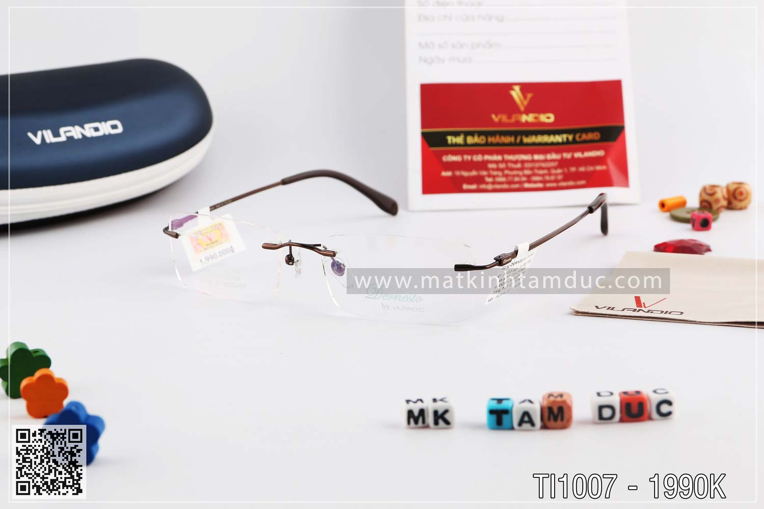 Gọng kính DERNESTO TI1007 - Ảnh 1