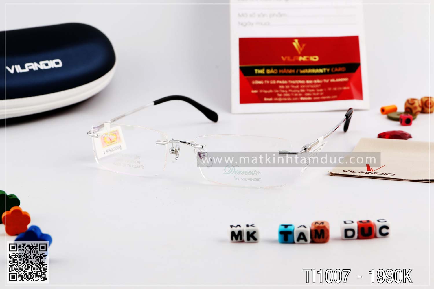 Gọng kính DERNESTO TI1007 - Ảnh 3