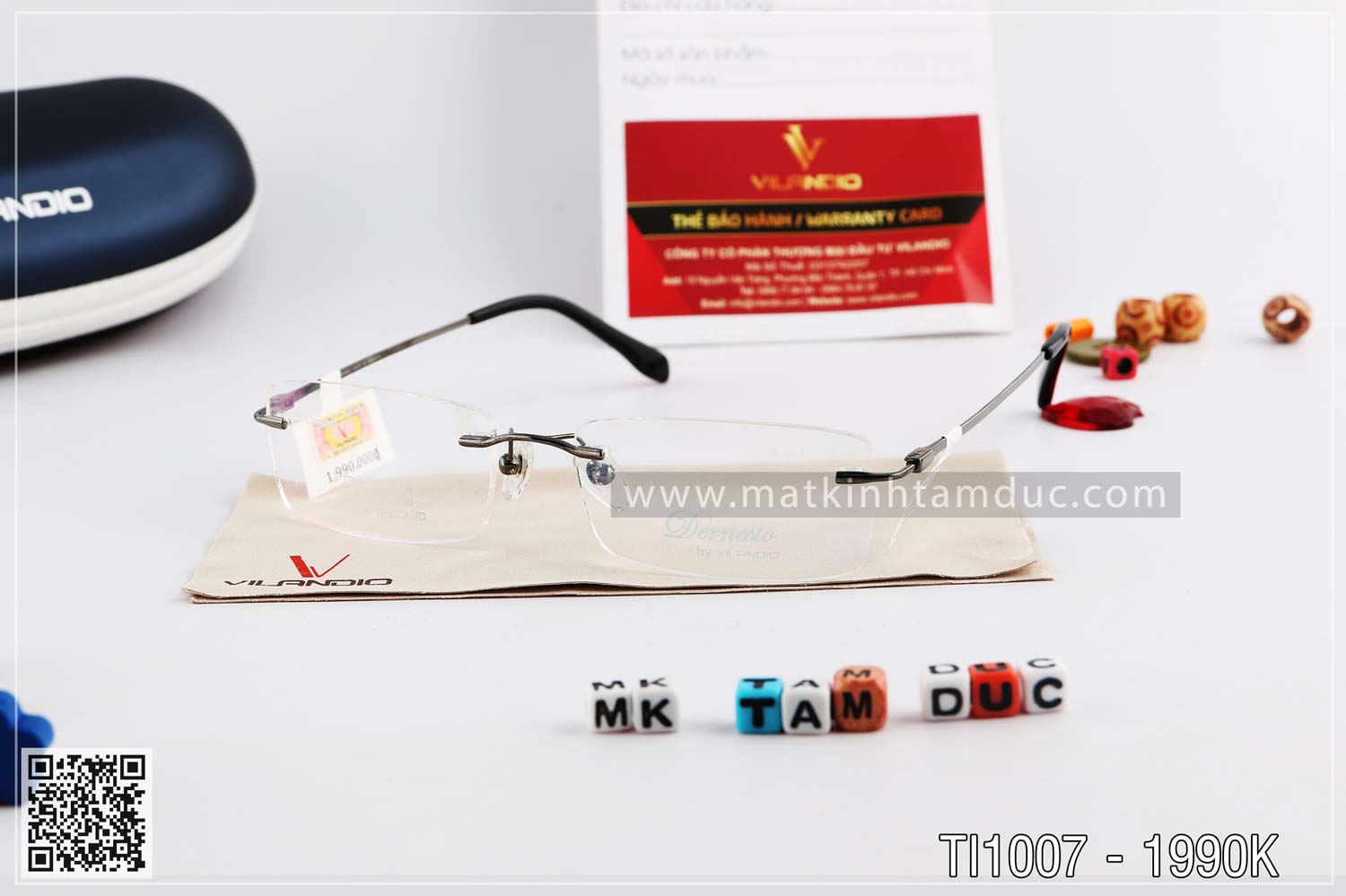 Gọng kính DERNESTO TI1007 - Ảnh 5