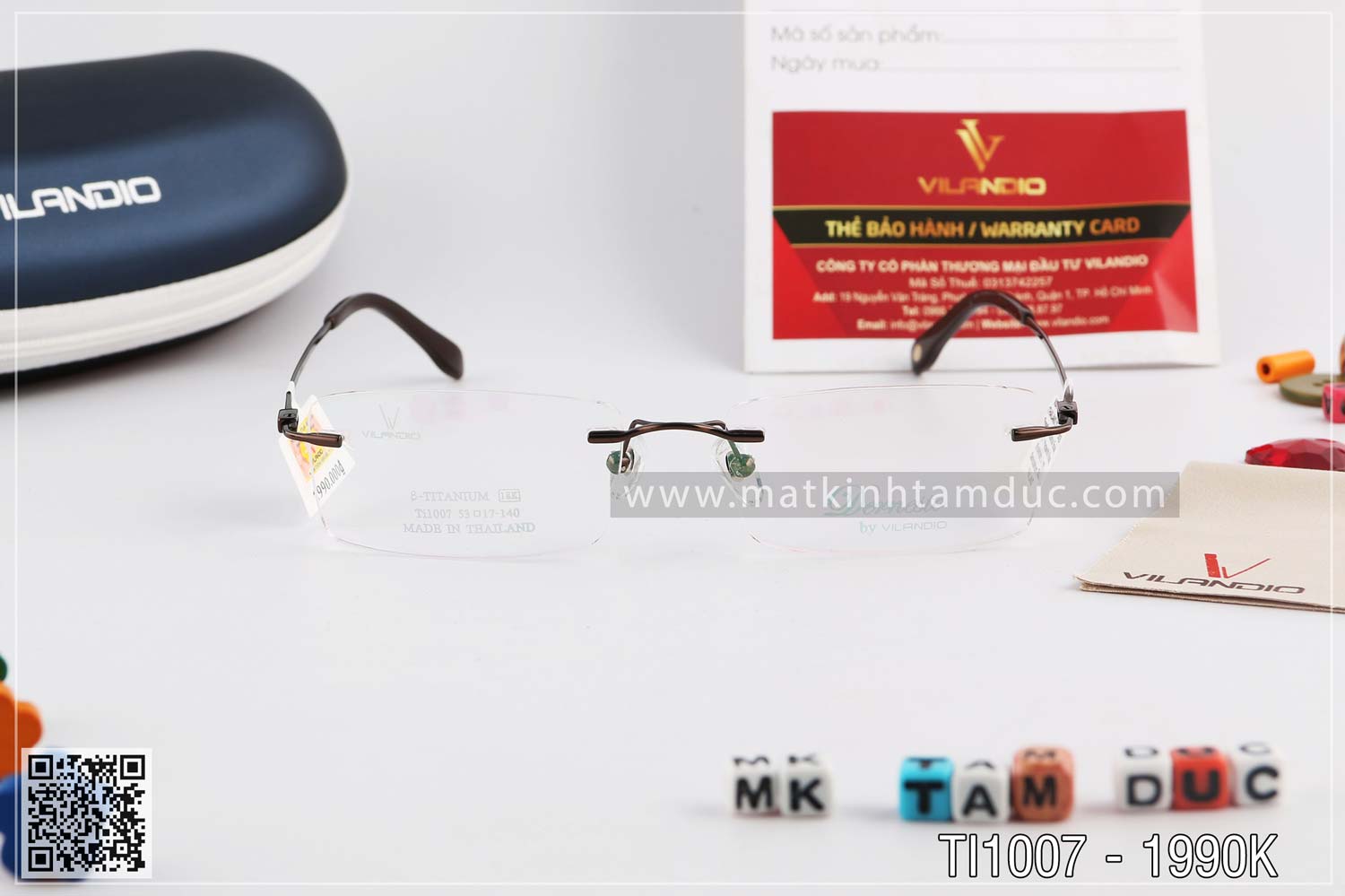 Gọng kính DERNESTO TI1007 - Ảnh 6