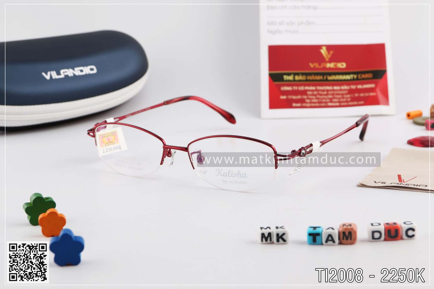 Gọng kính KALISHA TI2008 - Ảnh 1